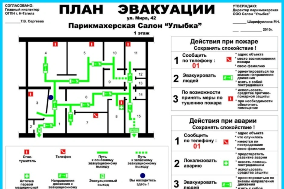 Как нарисовать схему пожара