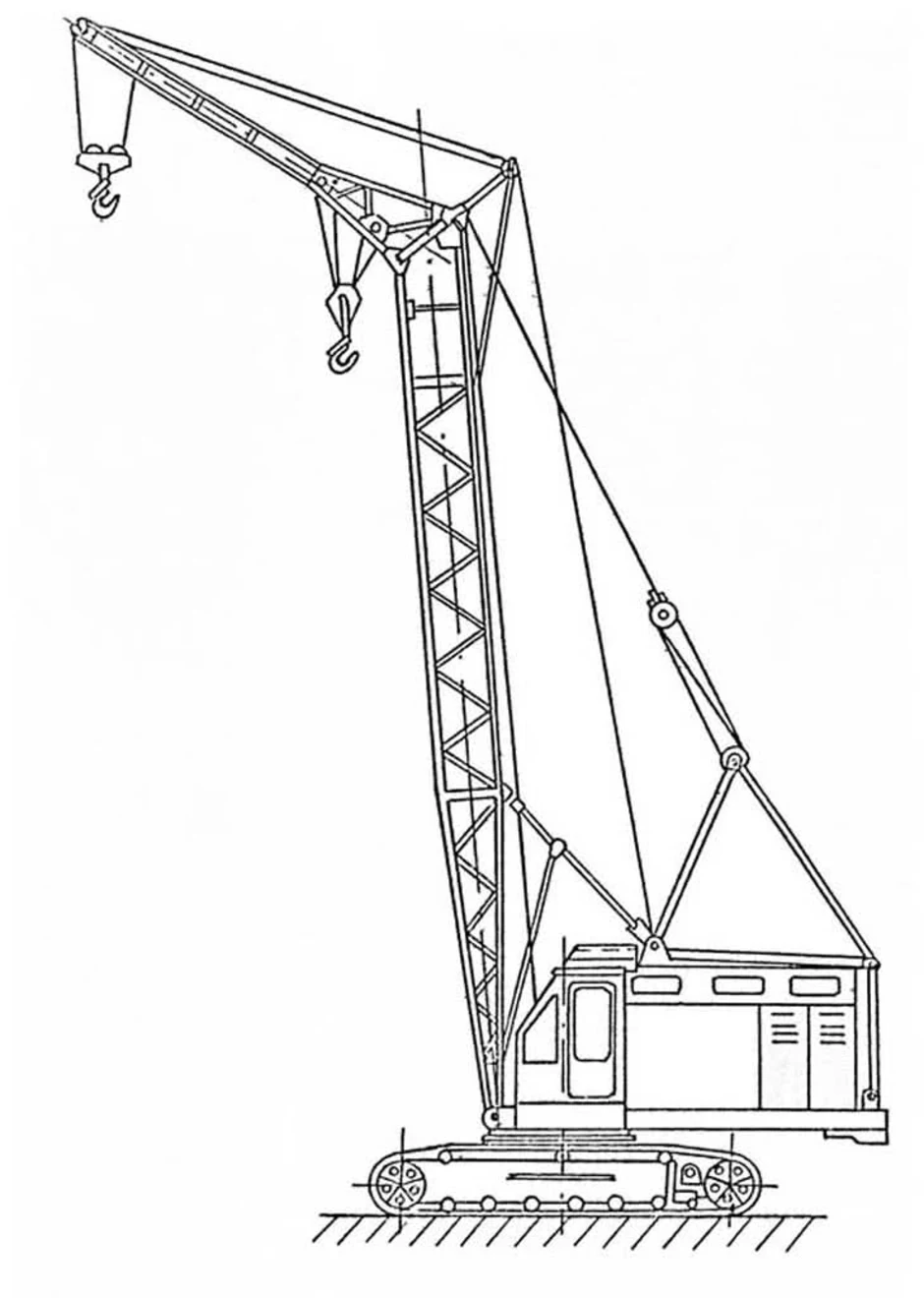 Как рисовать строительный кран