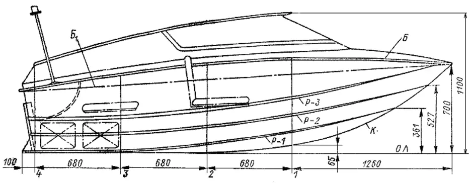 Катер своими руками чертежи