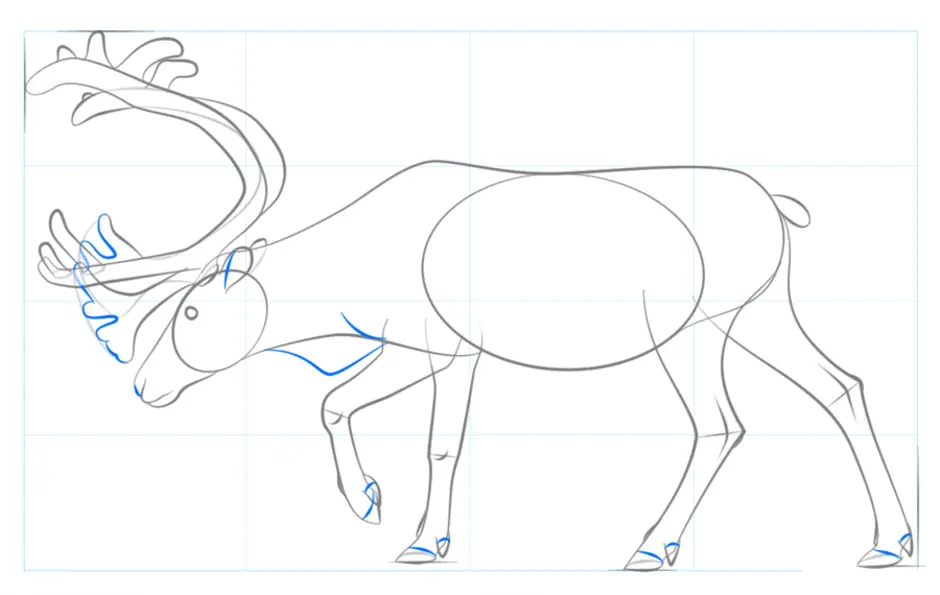 Олень поэтапно. Поэтапное рисование оленя. Поэтапное рисование оленя карандашом. Поэтапное рисование Северного оленя. Олень рисунок поэтапно.