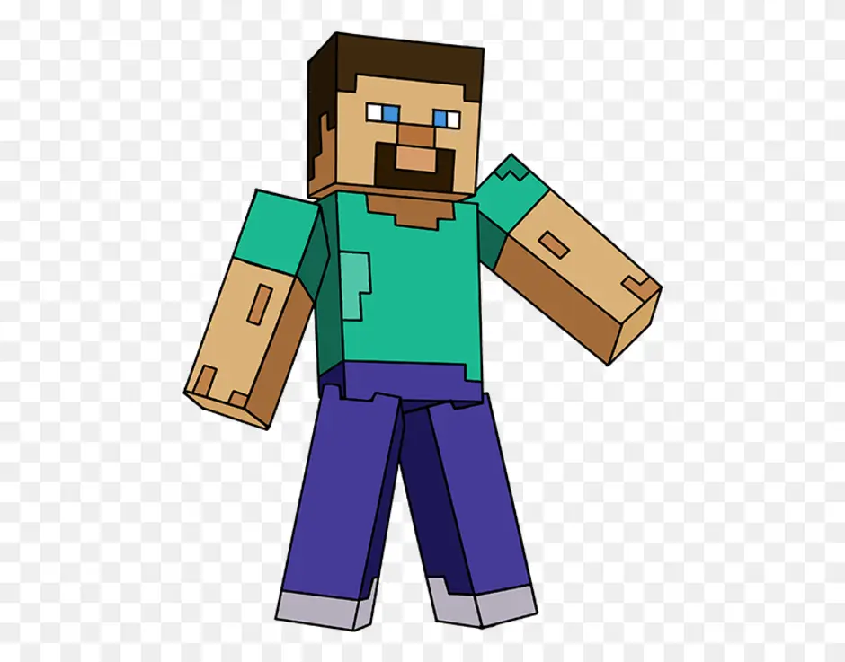 Steve minecraft. Стив майнкрафт. Персонаж Minecraft Стив. Мультяшный Стив. Герой Стив из МАЙНКРАФТА.