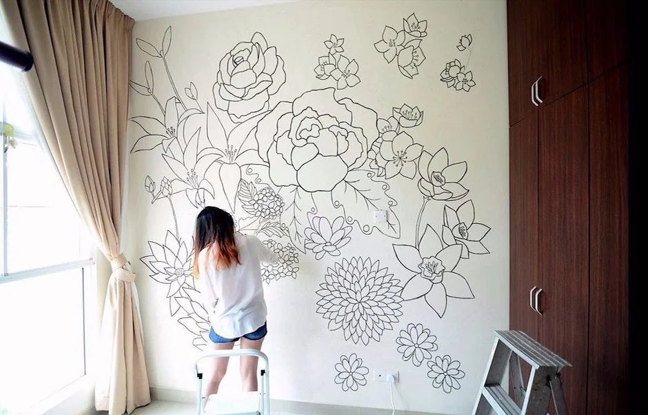 Разрисовка стен