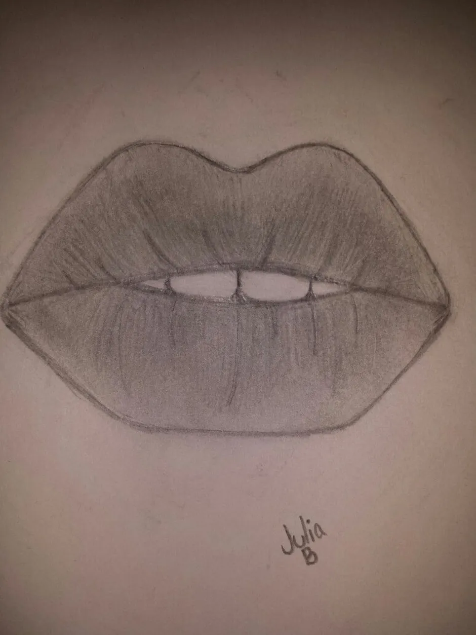 Губы карандашом легко. Карандаш для губ. Губы рисунок. Рисование губ карандашом. Губы для срисовки.