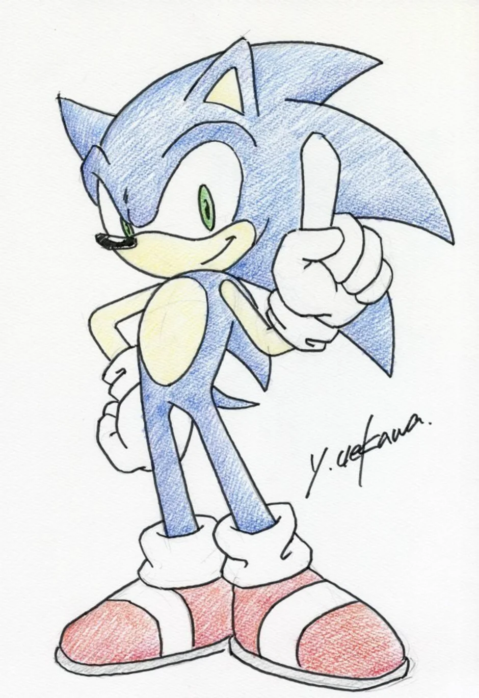 Sonic фото рисовать