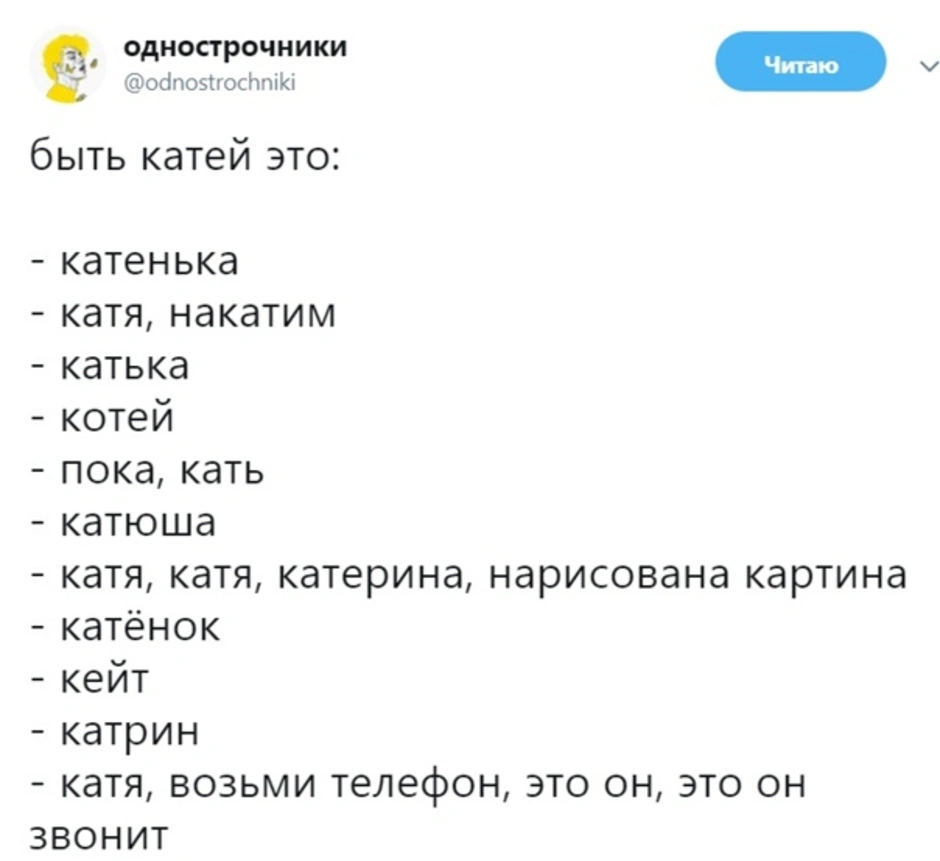 Смешные стишки кате