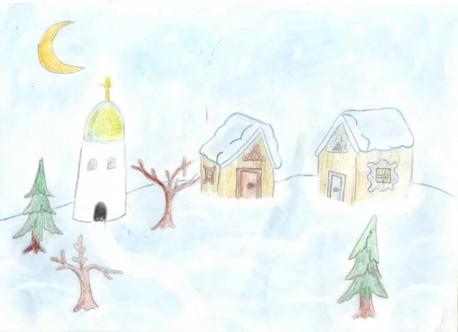 Рисунок к стихотворению зимнее. Зима рисунок. Зимний рисунок карандашом. Зимний рисунок легкий. Рисунок красота зимы.