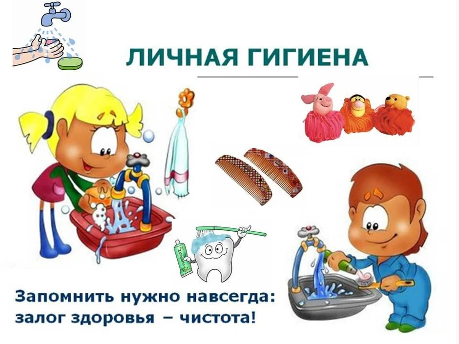 Личная гигиена картинки для детей