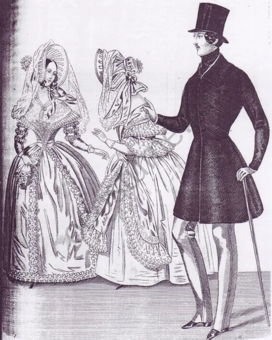 Рисунки века. Мода 1837-1840. Франция 19 век мода. Мода Франции 19 века. Мода во Франции в 19 веке.