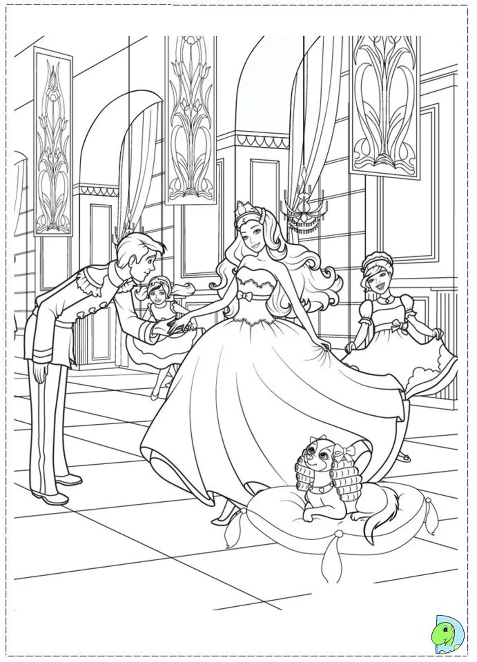 Нарисовать бал во дворце 5 класс легко. Раскраски Барби принцесса и нищенка. Раскраска бал. Раскраска. Бал принцессы. Принцессы и принцы. Раскраска.