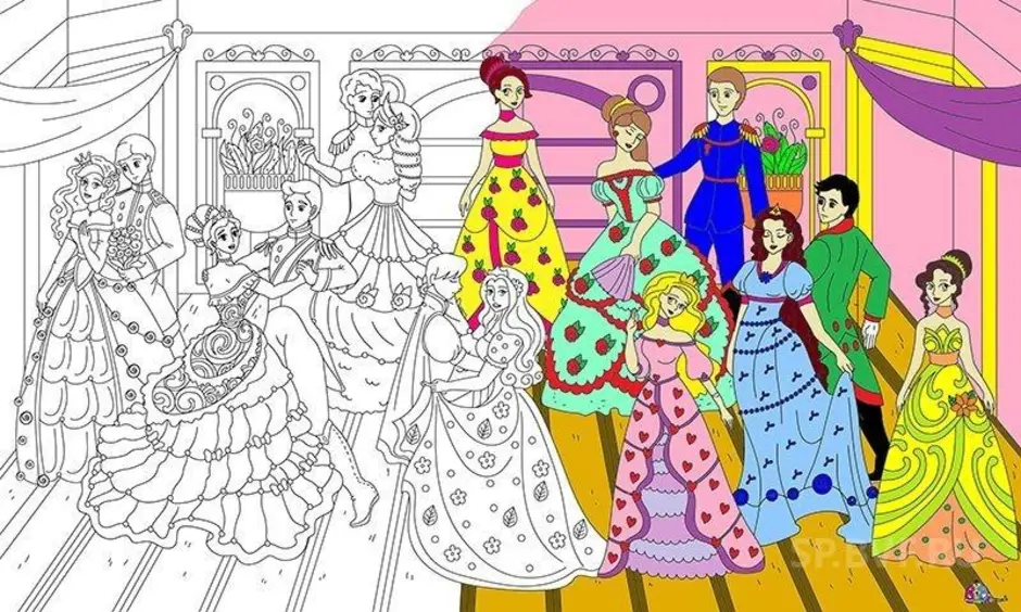 Рисунок одежды бал во дворце. Раскраска бал. Раскраска. Бал принцессы. Бал во Дворце. Бал во Дворце 5 класс.