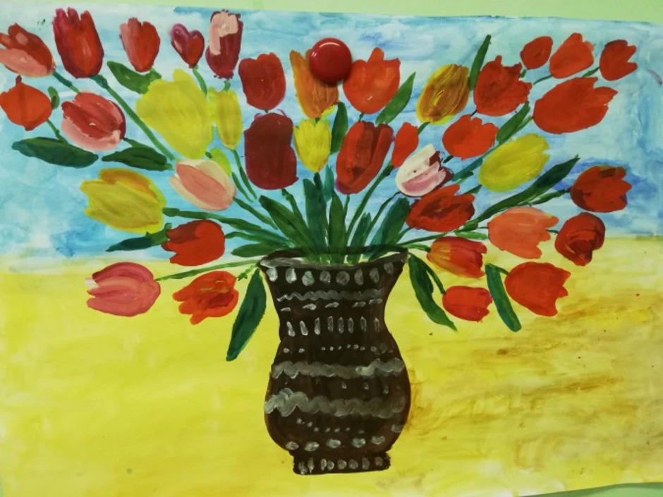 Весенний букет изо. Рисование букет для мамы. Рисование цветы в вазе старшая группа. Цветы в вазе рисование в подготовительной группе. Рисование цветы в подготовительной группе.