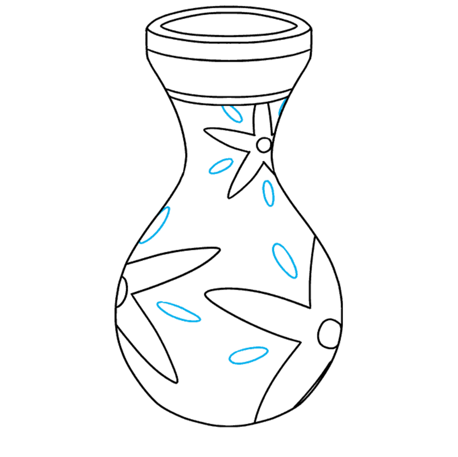 Нарисовать красивую вазу 5 класс