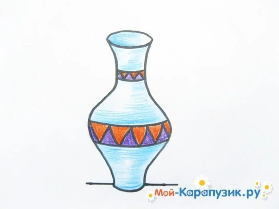 Рисунок из стекла 5 класс карандашом