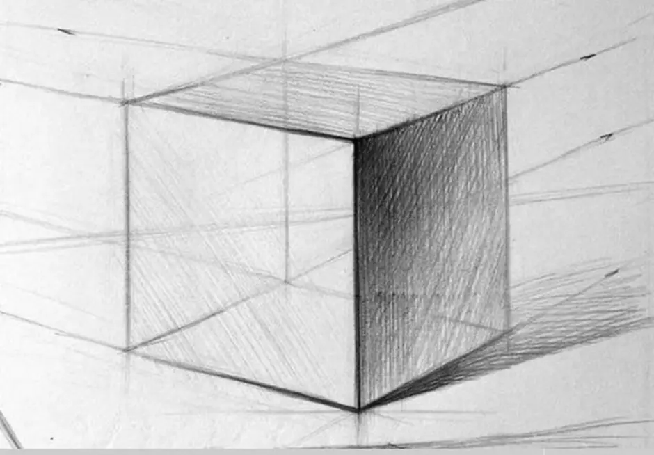 Рисование куба карандашом поэтапно презентация 3 класс