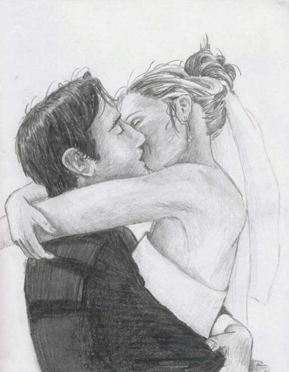Влюбленные картинки нарисованные. Романтические зарисовки. Рисунки парочек. Рисунок влюбленной пары. Любовь карандашом.