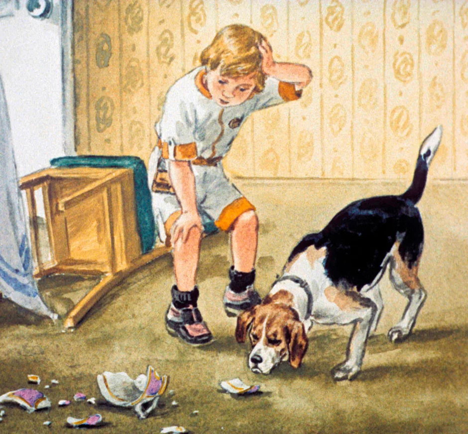 Собака из рассказа почему. Осеева иллюстрации. Иллюстрация к рассказу Валентины Осеевой хорошее. Сюжетные картины для детей.