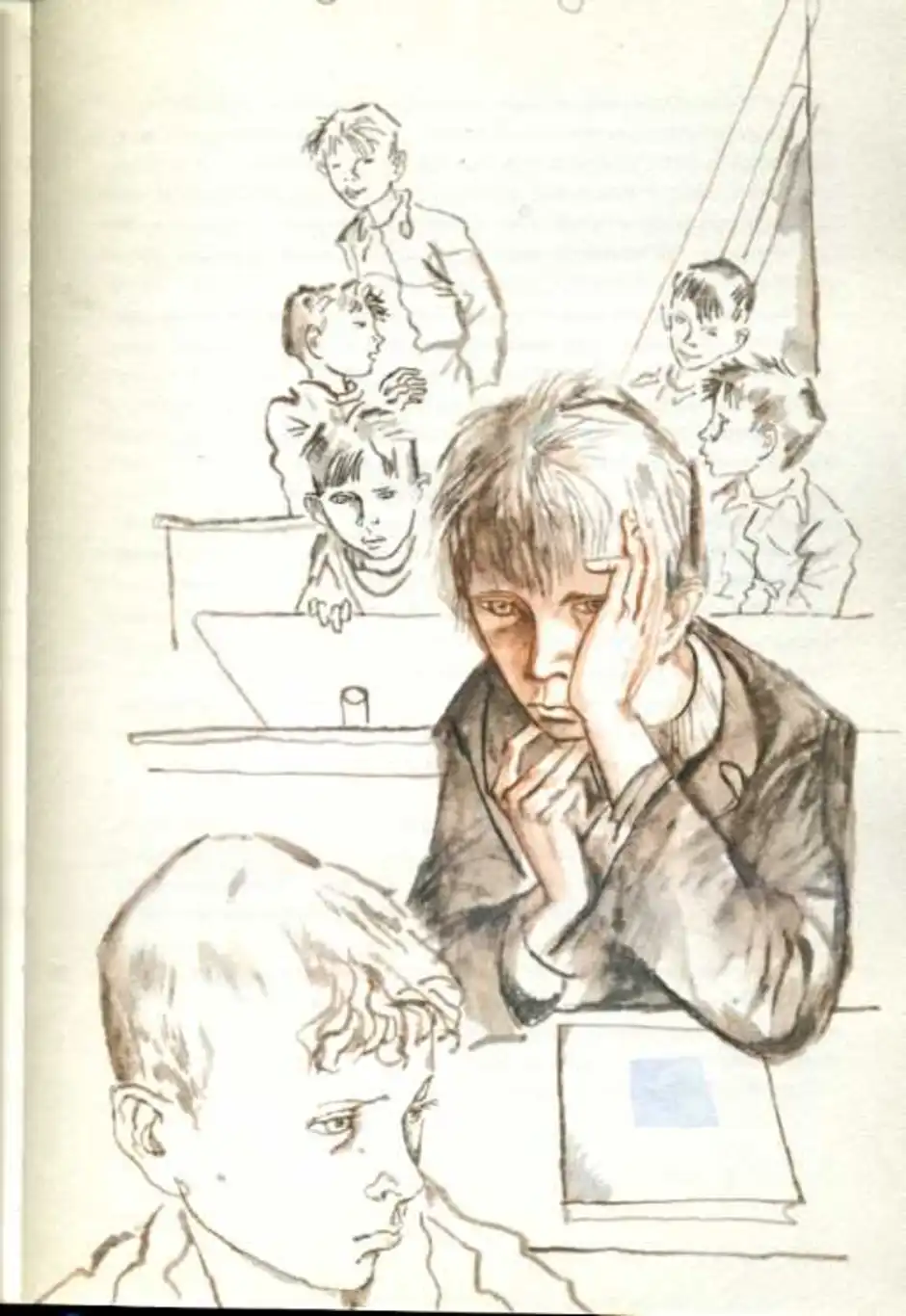 Иллюстрация к рассказу уроки французского 6 класс. Распутин уроки французского иллюстрации к рассказу.