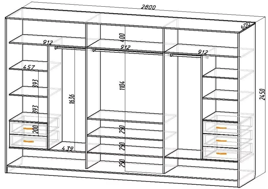Встраиваемые шкафы купе схема. Шкаф купе 1800х2400х600 чертеж. Шкаф купе 2400х2400х600 схема. Шкаф купе 2600 ширина наполнение. Шкаф Богемия 4х дверный внутри чертеж.