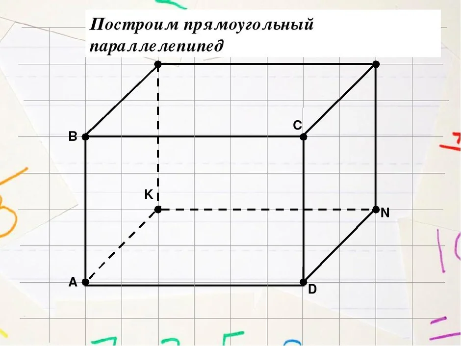 Изображение параллелепипеда 5 класс