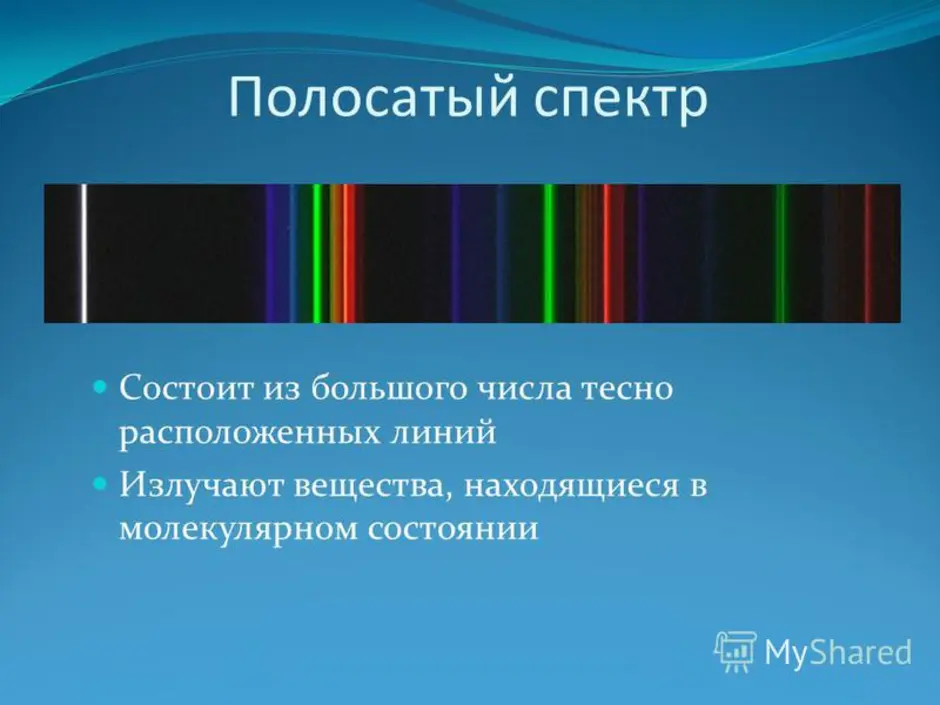 Полосатый спектр рисунок