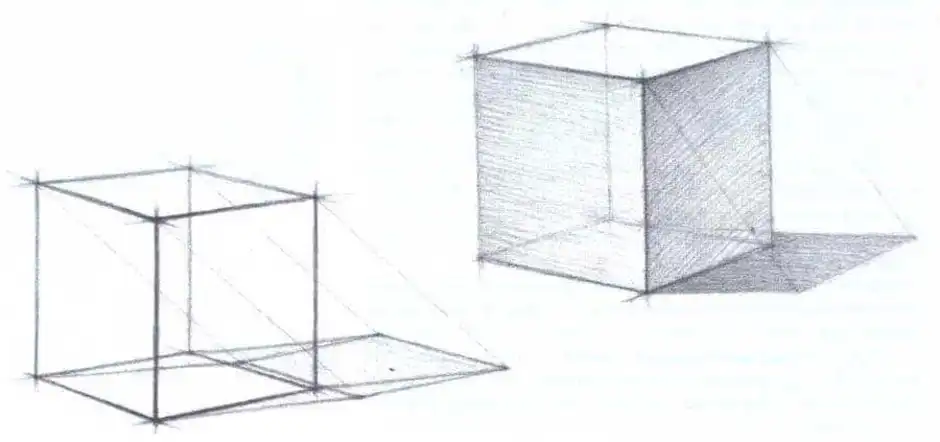 Как правильно рисовать куб в перспективе