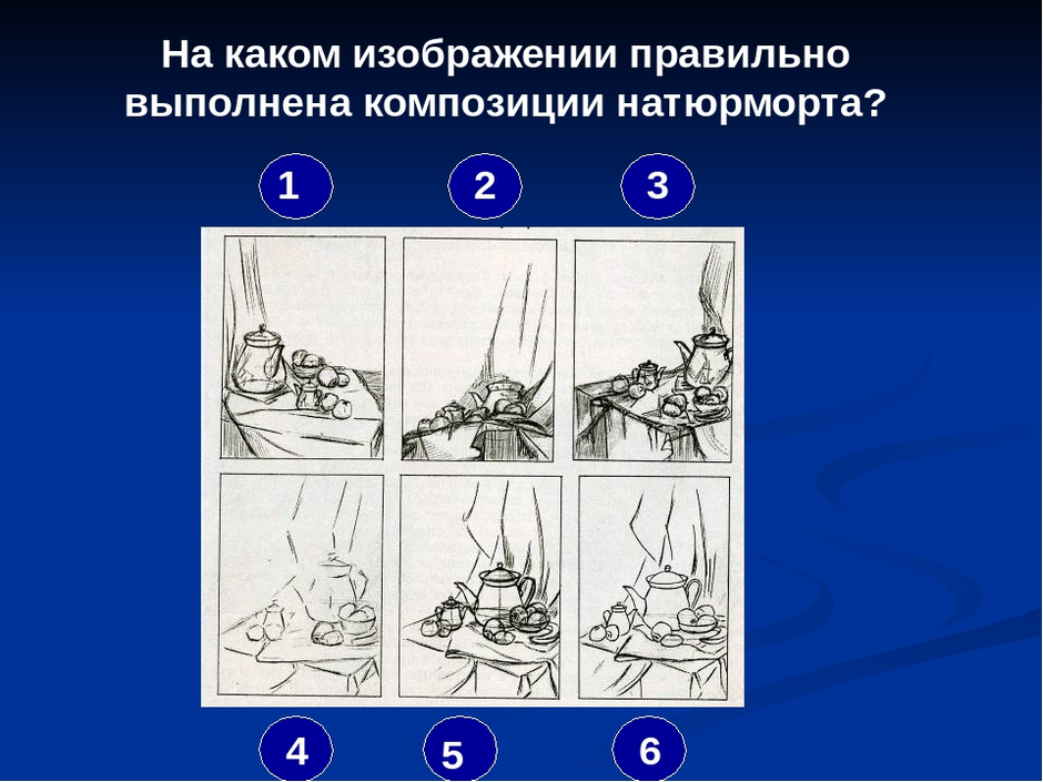 Композиция правила в рисунке