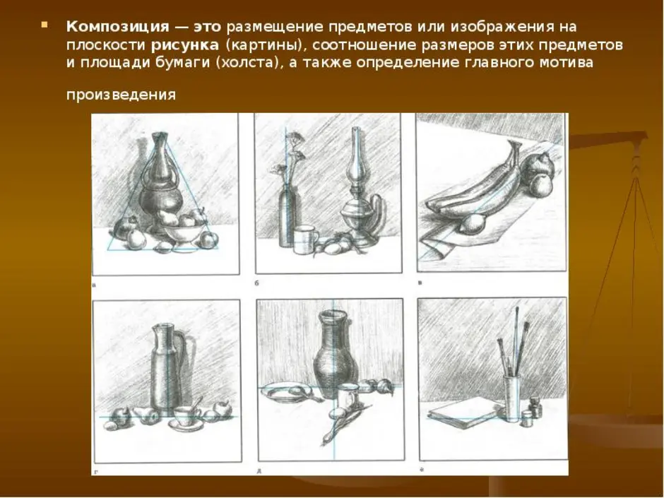 Правила композиции в рисунке