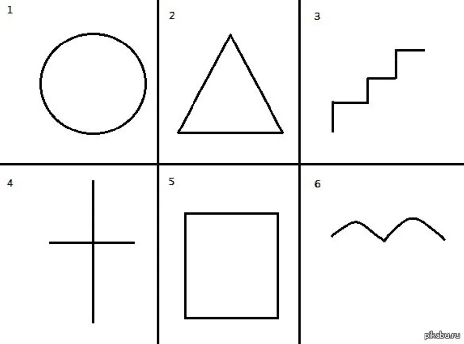 Если человек рисует геометрические фигуры психология