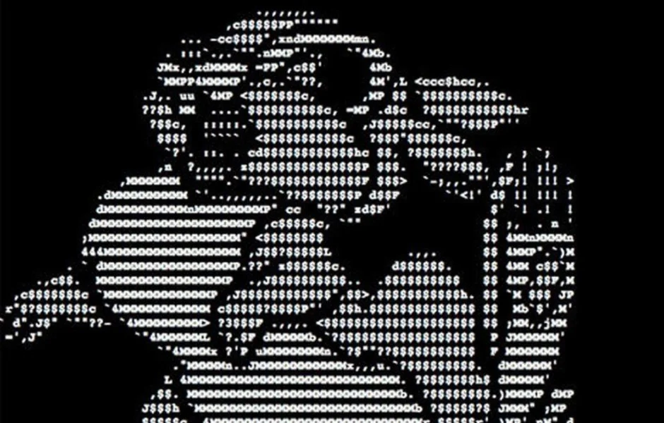 Текстовый файл состоит из символов klmn. Символы псевдографики ASCII. Символьная Графика. Картины с символами.