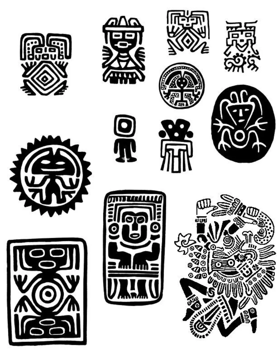 стим наклейка ацтекские мотивы фото 48
