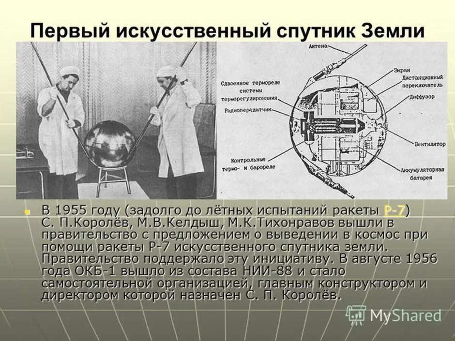 Размеры первого искусственного спутника. Спутник-1 искусственный Спутник. Запуск первого искусственного спутника земли СССР.