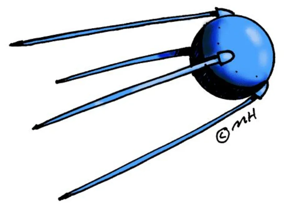 Рисунок первого спутника земли. Первый Спутник. Спутники для дошкольников. Спутник иллюстрация. Спутник нарисовать.