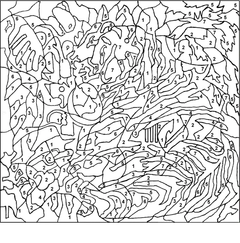 Рисунки по номерам онлайн бесплатно