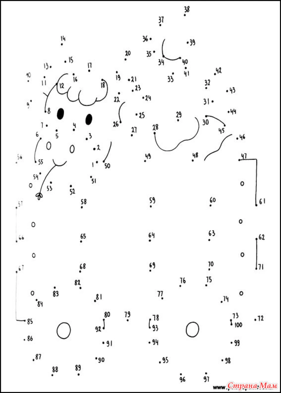 Рисунок соедини точки