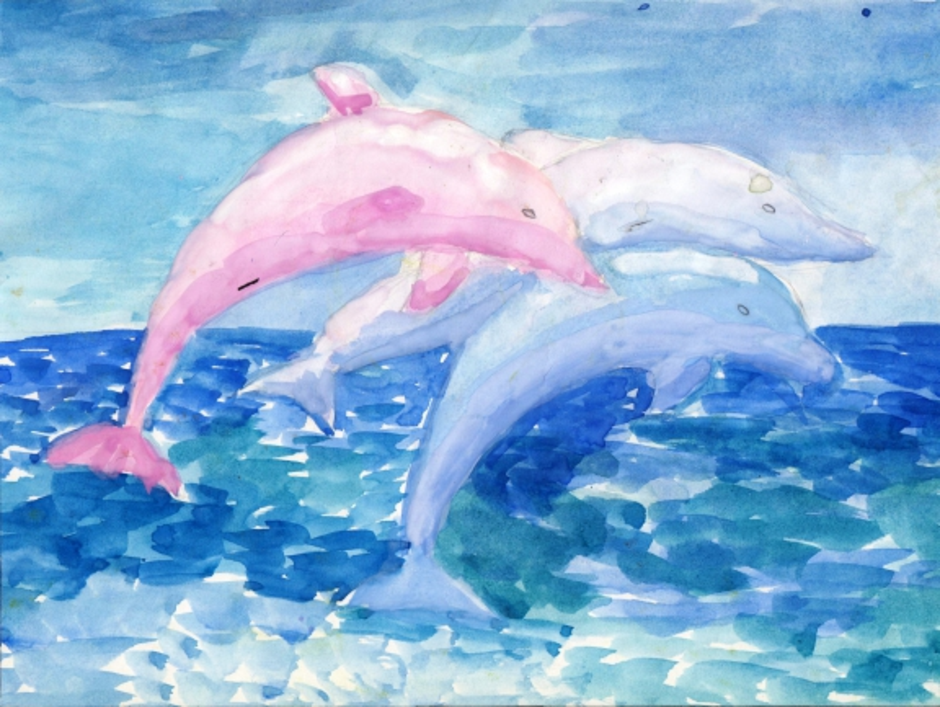 Как нарисовать Дельфина