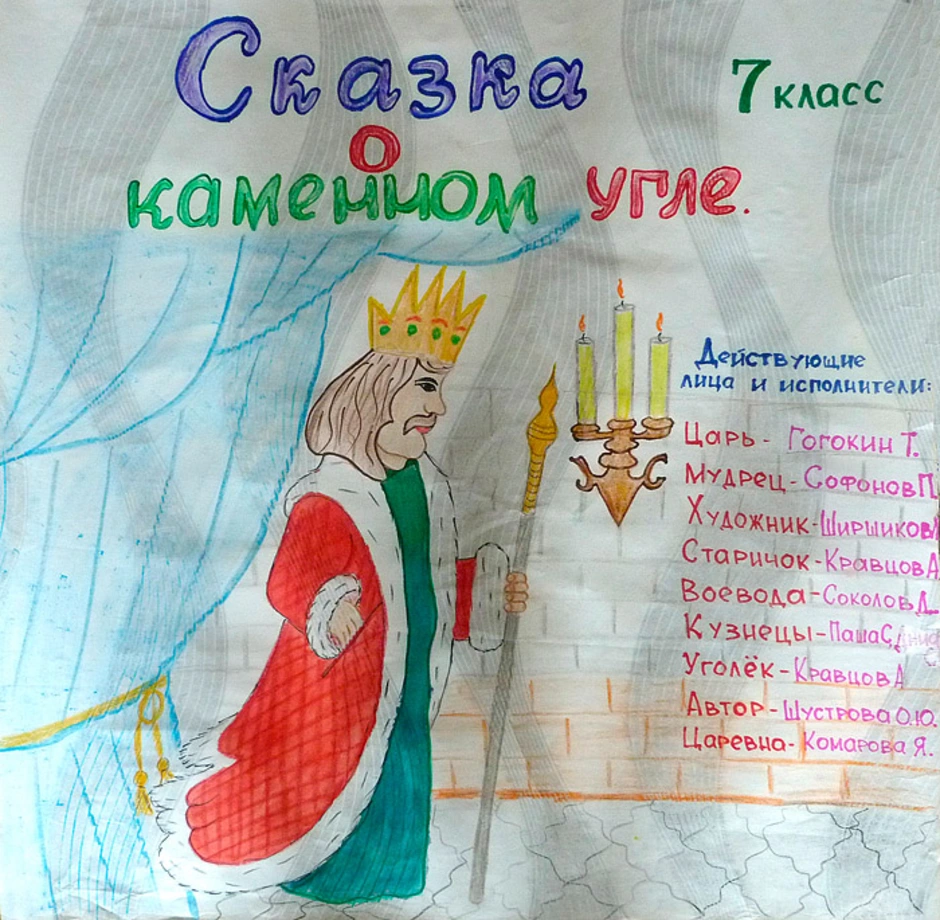 Афиша класса рисунок