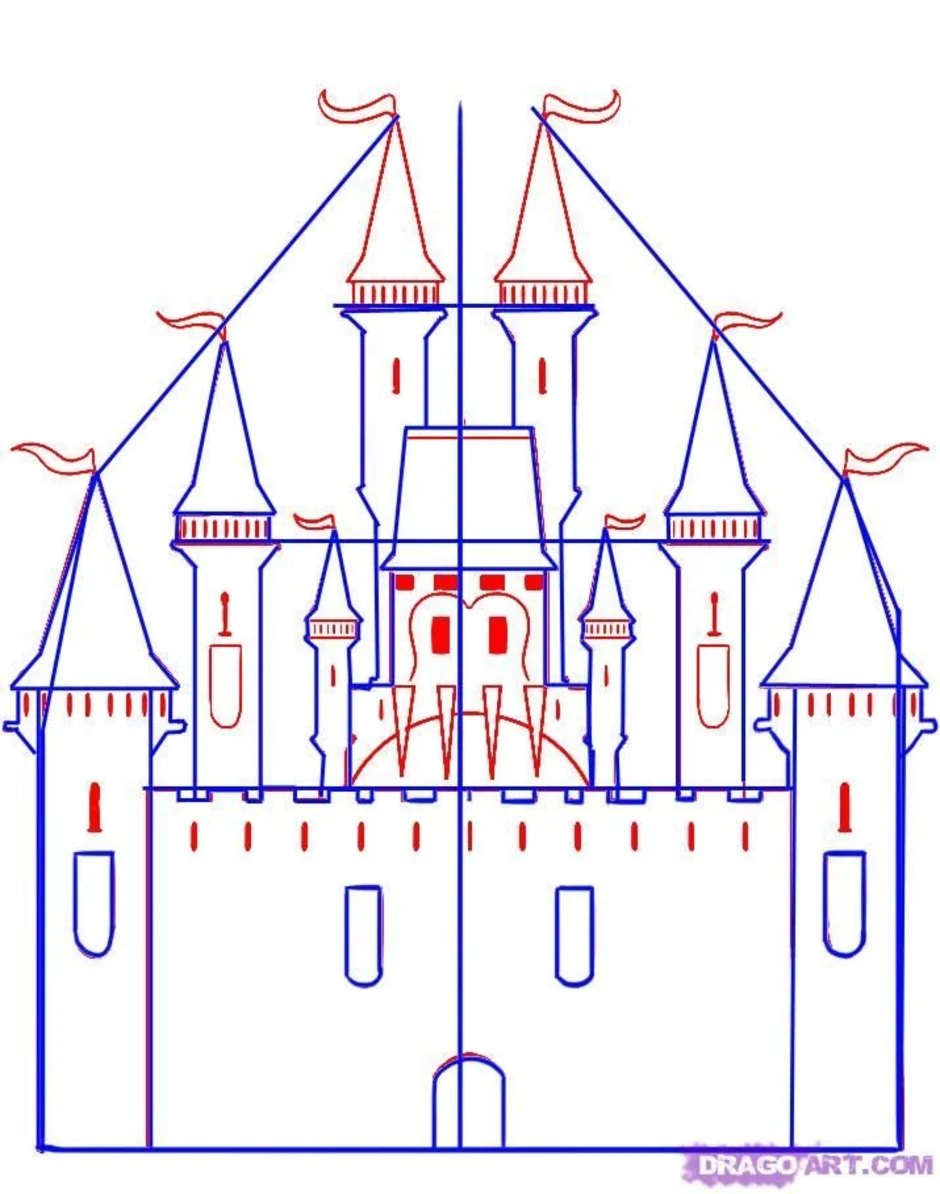 Замок для рисования