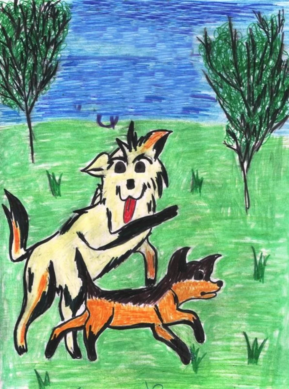 Иллюстрация к рассказу выскочка. Собака малька Белов. Выскочка иллюстрация. Рисунок к произведению. Литературное произведение рисунок.