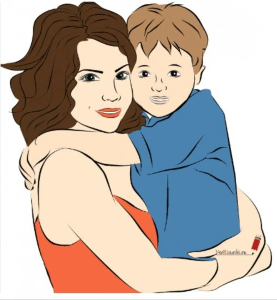 Мать сын мамочки. Мама с ребенком рисунок. Рисунок для мамы. Нарисовать маму.