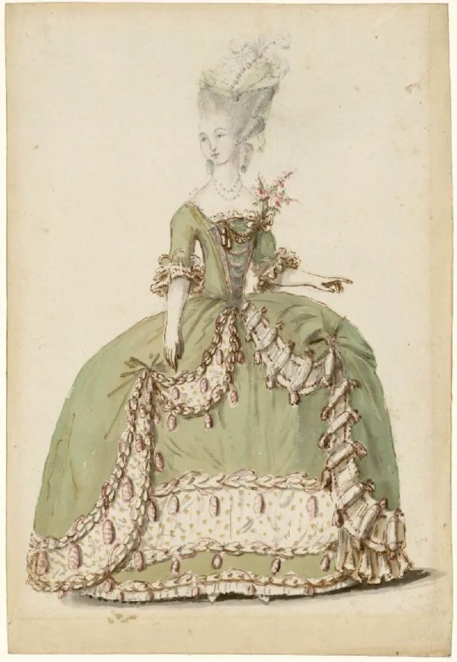 Тон 18 век. Мода рококо 18 век.