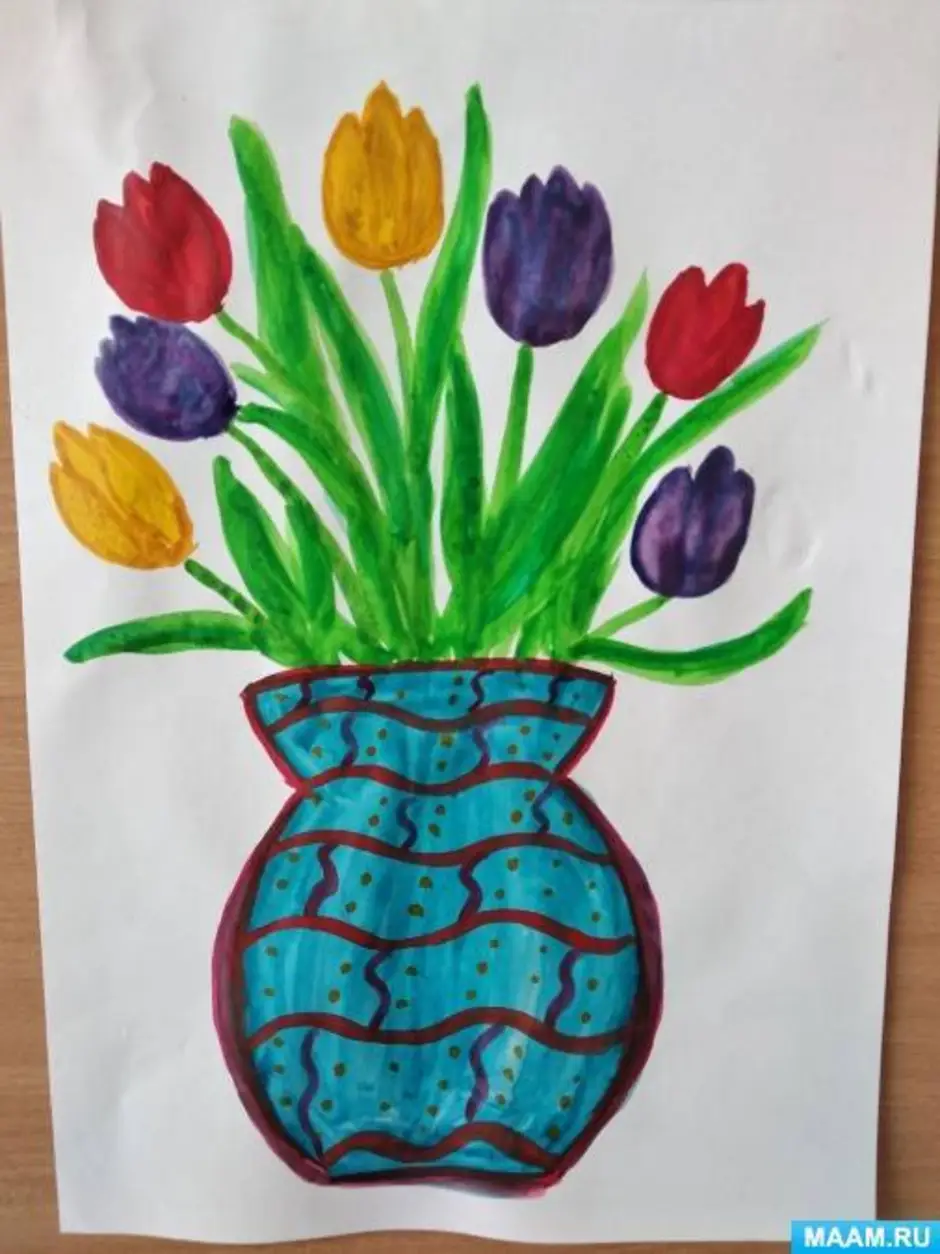 Ваза с цветами рисование в подготовительной группе. Рисование букет цветов в подготовительной группе. Рисование цветы для мамы. Рисование букет для мамы. Рисование цветы в подготовительной группе.