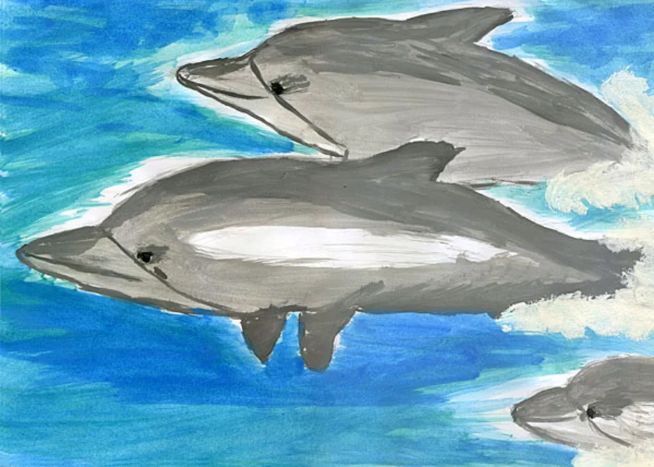Свободная тема изо 7 класс легкие. Рисование на свободную тему. Рисунок на свободную тему 4 класс. Дельфины рисунок. Свободный рисунок.