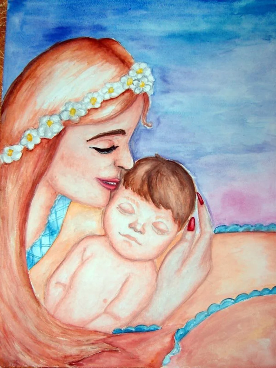 Изо 4 класс материнство презентация поэтапное рисование. Рисунок для мамы. Мама картина. Рисунок ко Дню матери. Красивый рисунок для мамы.