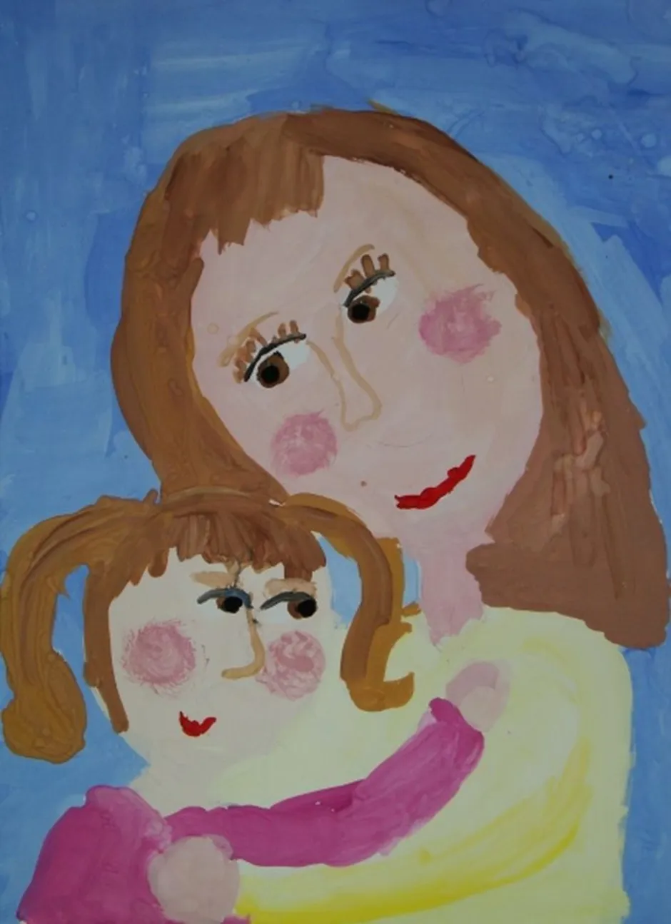 Мама с ребенком 4 класс. Портрет мамы. Рисунок на тему день матери. Рисунок на тему материнство. Рисунок для мамы.