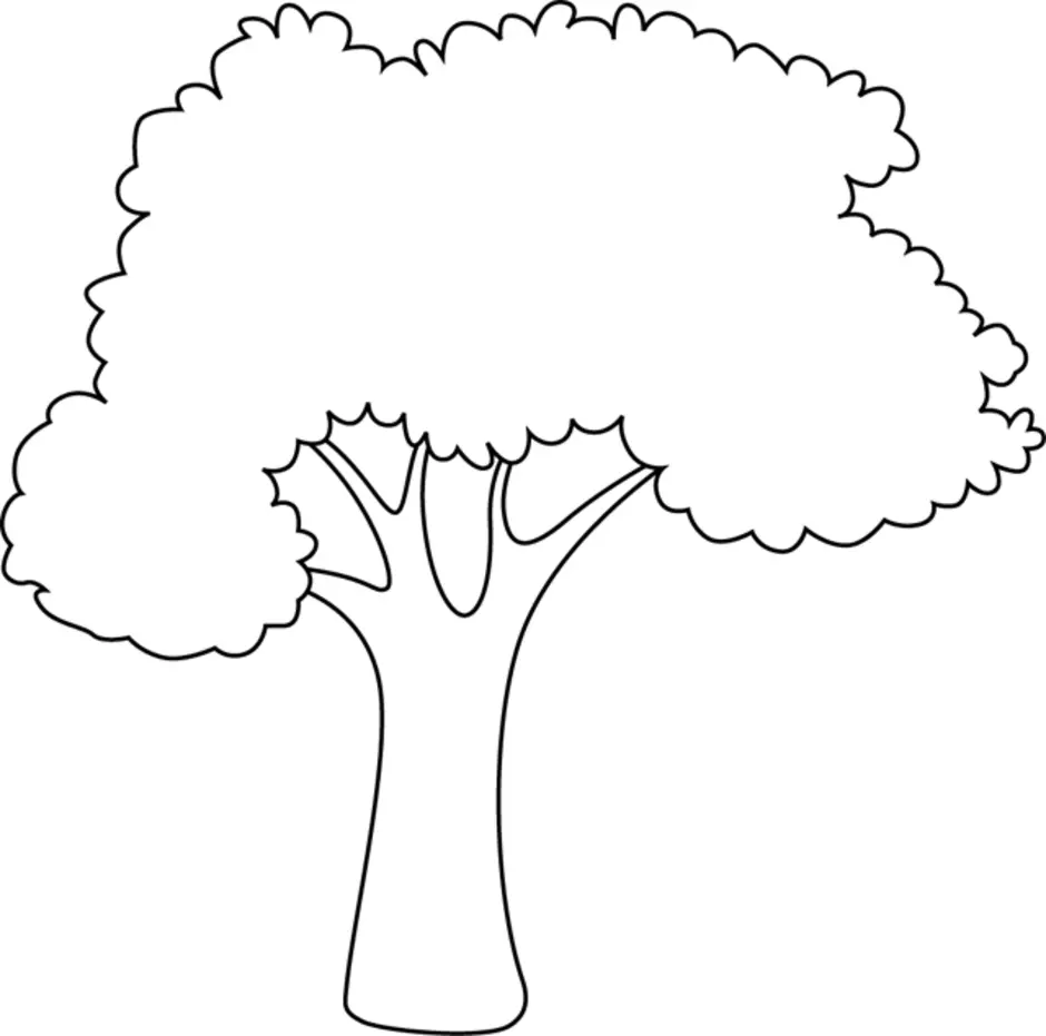 Аппликация дерево шаблон распечатать. Дерево раскраска. Дерево раскраска для детей. Трафарет "дерево". Дерево раскраска для малышей.