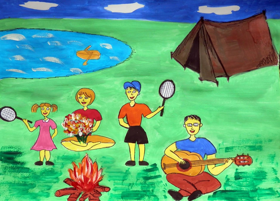 Нарисовать рисунок традиции. Летний рисунок для детей. Рисунок на тему лето. Рисунок на тему моя семья. Рисунок на тему моя семь.