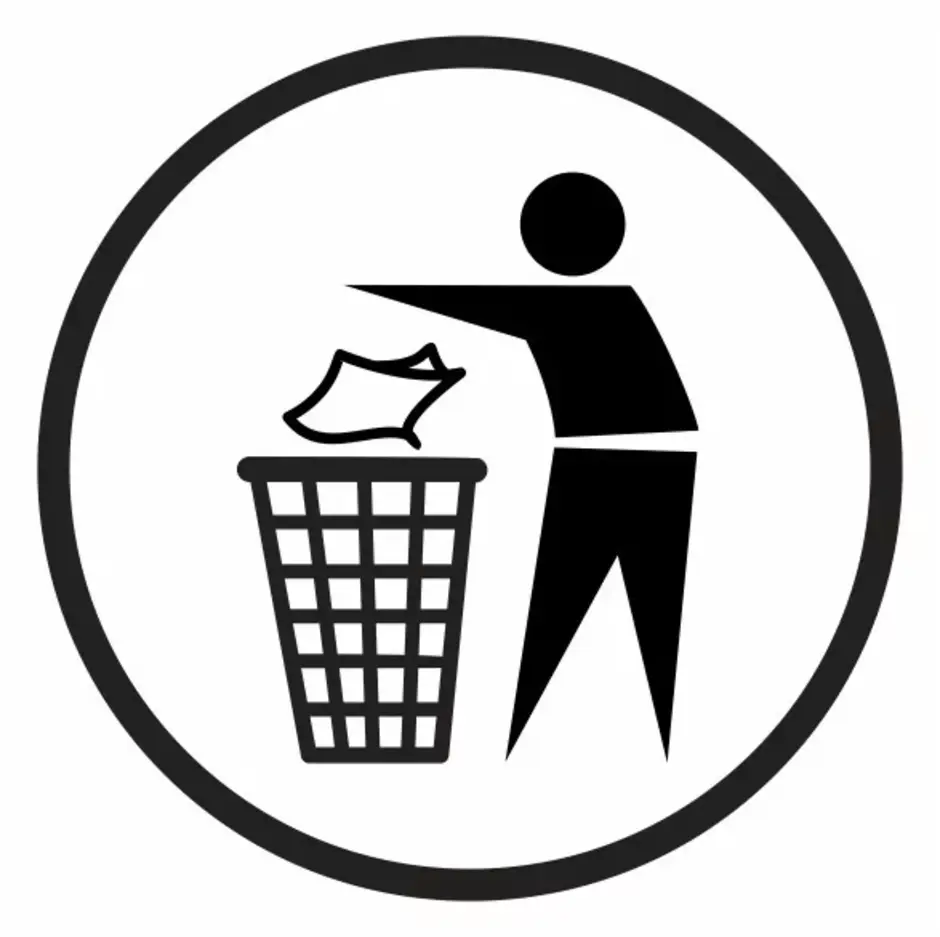 Знак нельзя выбрасывать. Знак мусорки. Значок выбрасывать в урну. Знак «не мусорить».