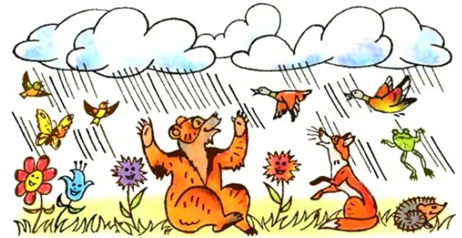 Как растения радуются дождю. Растения и животные радуются дождю. Почему растения и животные радуются дождю. Сказка как растения и животные радуются дождю. Рисунок несоответствие.