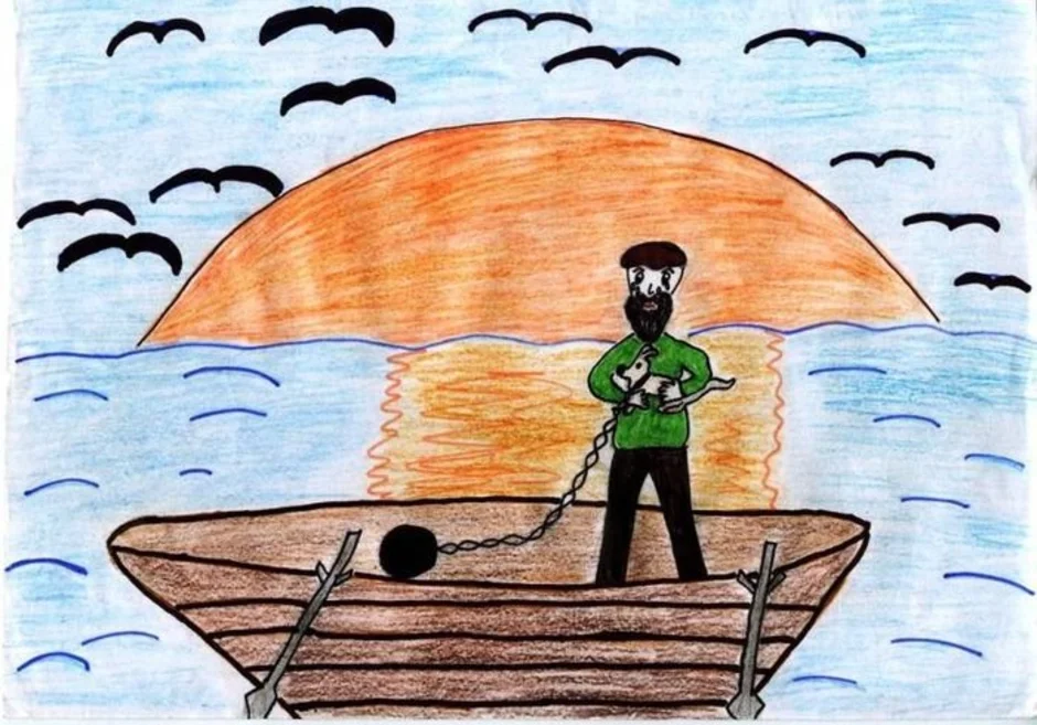 Самая легкая лодка в мире главная мысль. Иллюстрации к Муму Тургенева 5 класс. Рисунок Герасима из рассказа Муму 5 класс легкий.