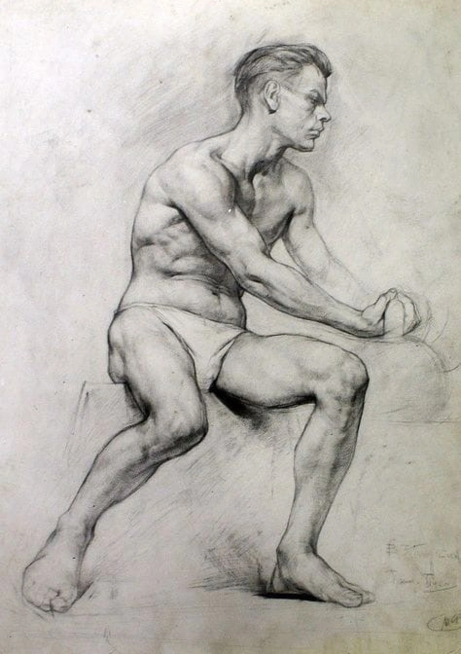 голые мужчины нарисованные карандашом фото 116